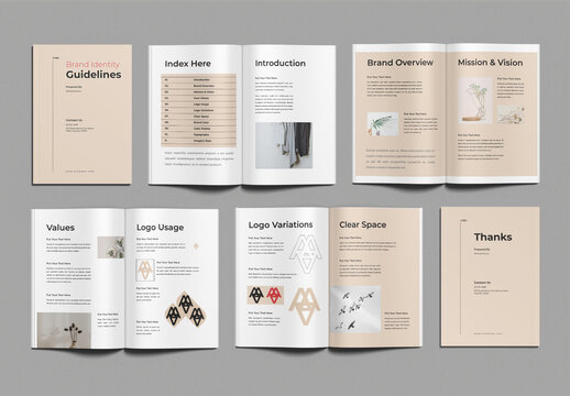 Brand Identity Design Guidelines Template