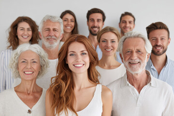Fototapeta premium capture diverse array of portraits showcasing individuals from various professions and nationalities illustrating
