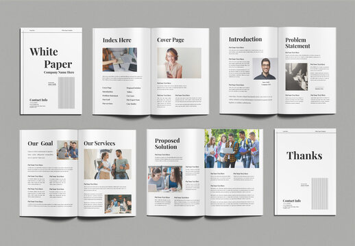 White Paper Template Design
