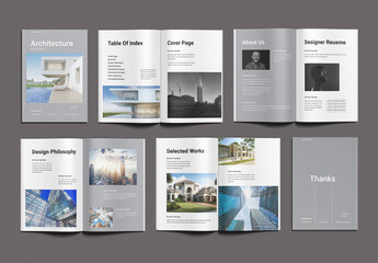 Architecture Portfolio Template Design
