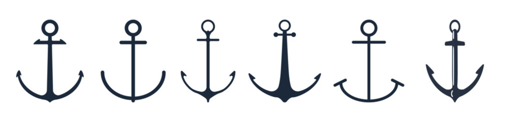Anchor Icon Set.
