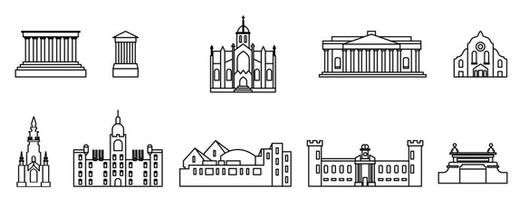 Edinburgh vector illustration