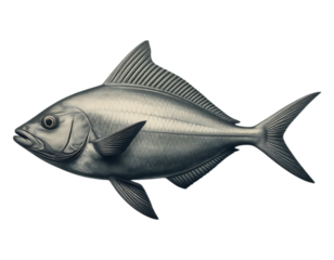 Metallic Fish Illustration