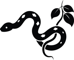 Naklejka premium Abstract geometric shapes and lines forming a dynamic composition with a bold silhouette element suitable for modern design