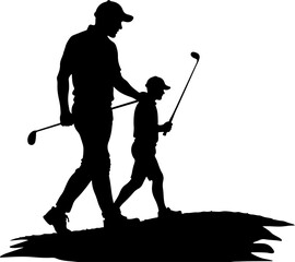 player, golf club, golf  ball, action, outdoor vector