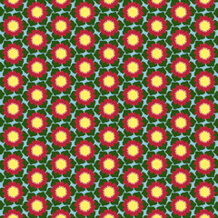 Classic floral pattern and classic wallpaper with flowers 