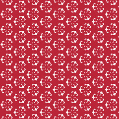 pattern with flowers retro style pattern 