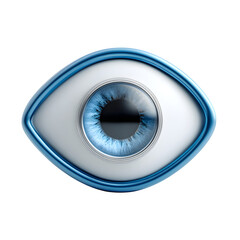 Realistic Detailed Photo-Realistic 3D eye visibility icon with p  digital asset, PNG cutout, ideal for branding and advertising, UI design, HD resource, digital download © Adobe Collections
