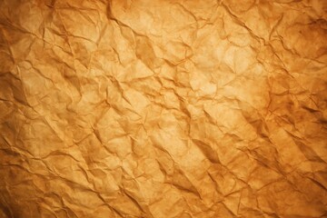 Fototapeta premium Crumpled Vintage Sheet with Warm Tones – Aged Paper Texture for Retro Design