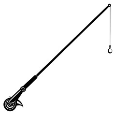 Fishing rod   Icon Design AI-Generated Graphic for Celebrating Dad
