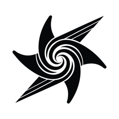 Wind Inspired Glyph Captured in Motion Blur