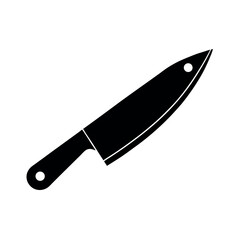 Kitchen Knife Blade Logo Icon Vector Illustration