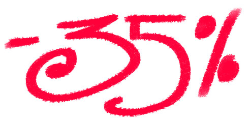Thirty-five percent off