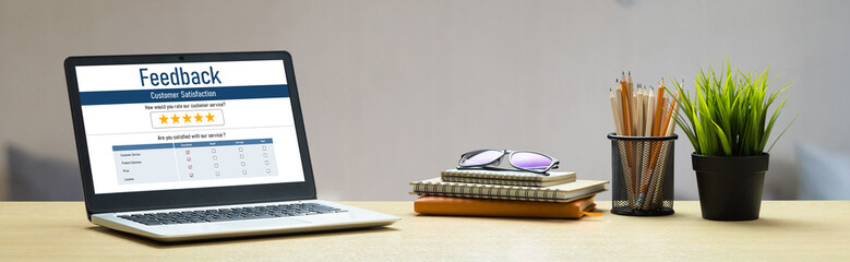 Customer feedback and review analysis by modish computer software for corporate business