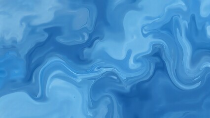 Obraz premium A vibrant abstract composition in shades of blue featuring dynamic shapes and textures that create a bright, energetic and visually appealing background