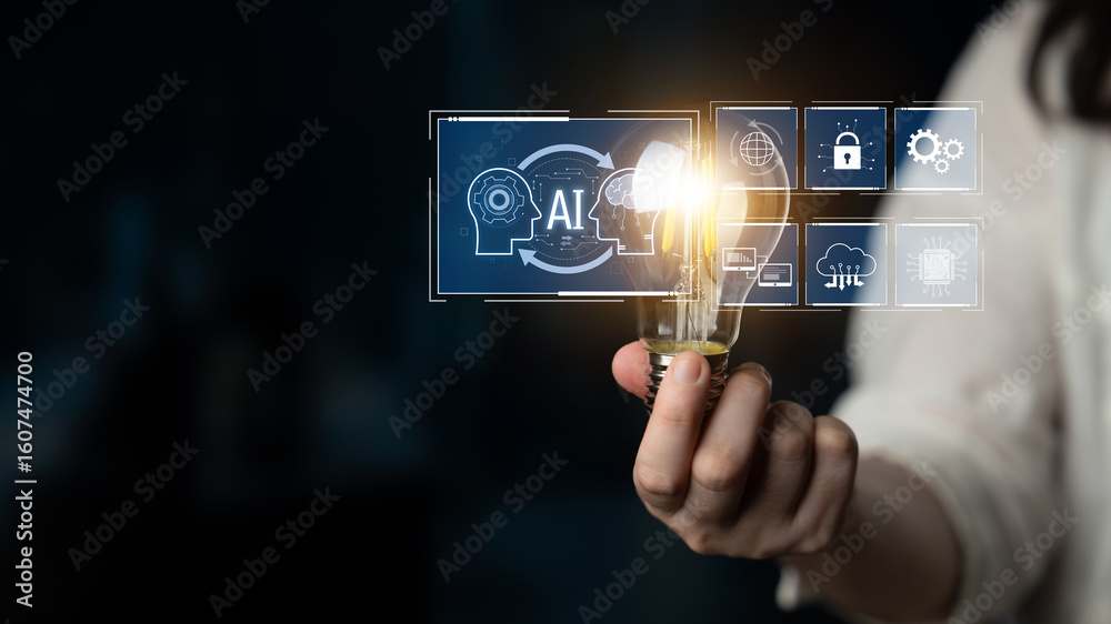 Poster ai system integration improves artificial intelligence platform. ai system integration enhances auto