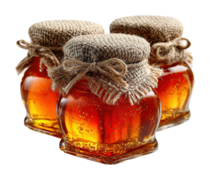Honey preservation process kitchen food rustic view natural sweetness isolated on transparent background