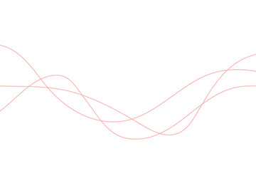 pink wave on white background