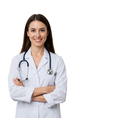 Fototapeta premium Compassionate Healthcare Professional: Confidence, Trust, and Warmth