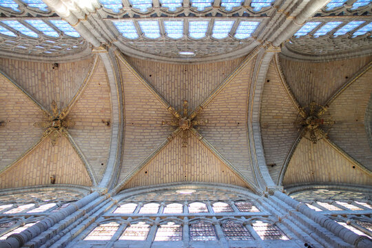 gothic cathedral in avila in spain 