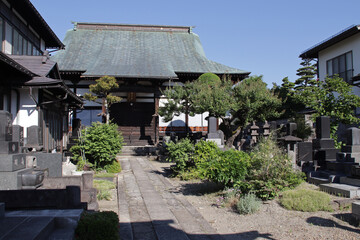 Fototapeta premium buddhist (?) temple in yamagata in japan 