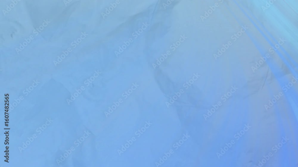 Poster On playback start, blue-gray backdrop receiving intensifying diagonal light streaks adding depth