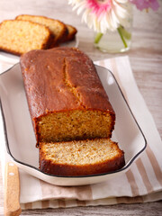 Marmalade and poppy seed cake