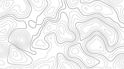 
Topography seamless white contour lines and paper-style relief textures in vector format for elevation map art and exploration-based media