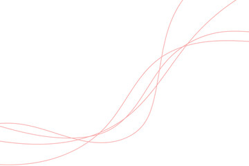 pink wave on white background