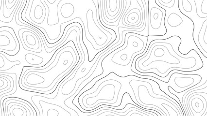 Topography inspired vector terrain with detailed elevation mapping, abstract contour curves, and grid overlays for modern nature poster designs