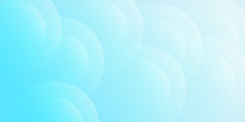Minimalist banner background, pastel colorful, Light Blue gradations. Circle effect style geometric, abstract background. modern eps 10.