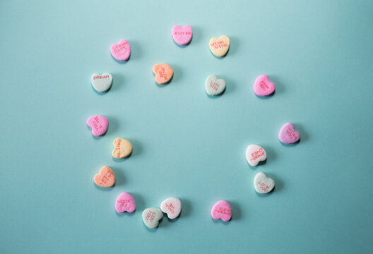 heart shaped candy valentine