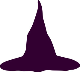 Abstract organic shape silhouette isolated on white background