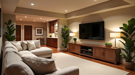 Fototapeta premium living room interior