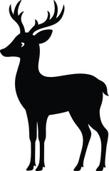 Obraz premium silhouette of a deer