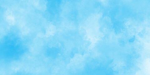 Light blue grunge powder texture art creative and painted design watercolor abstract background for design, natural sky-blue beautiful vintage grunge texture artistic watercolor splash background.