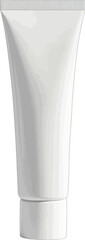 White cosmetic cream tube packaging