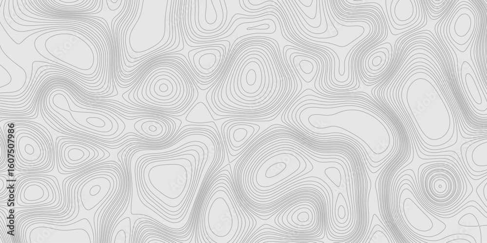 Poster modern design with contour abstract map relief line grey pattern with seamless topography background