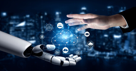 AI enhances cloud computing by optimizing service, cloud, and network integration for efficient...