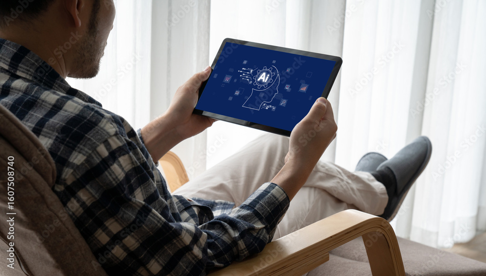 Poster generative ai virtual assistant tools for prompt engineer and user for ease of engage artificial int