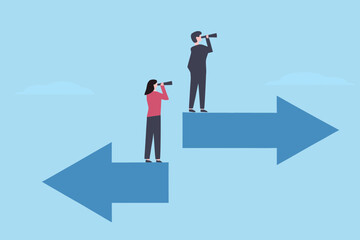 Business Vision with Teamwork and Directional Strategy for Future Success