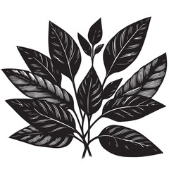 leaf silhouette