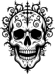 Fototapeta premium dragon tattoo skull tattoo, rose tattoo, art vector