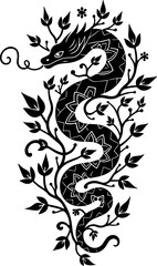 dragon tattoo tribal skull tattoo, rose tattoo floral tattoo, vector bundle