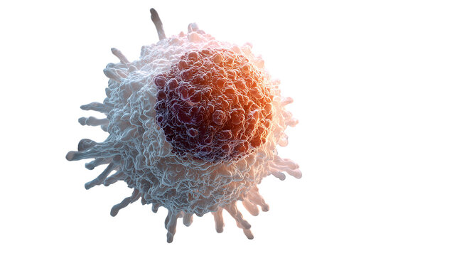 floating white cancer cell - Powered by Adobe