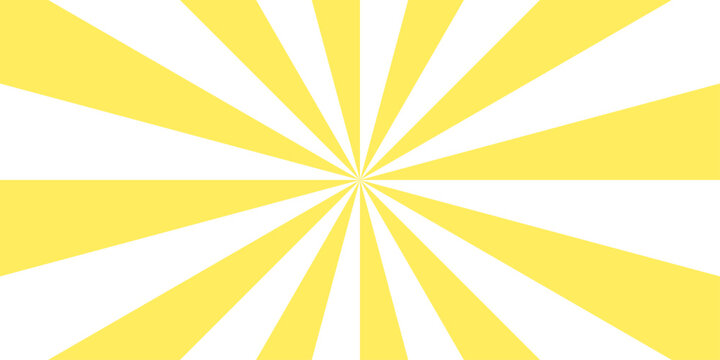 Vintage beam sunburst texture and Classic vintage sun rays pattern. Gradient white and yellow vintage illustration vector sunshine texture. Funky ray elements with Classic vintage rays design.