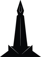 Fototapeta premium Monas monument icon