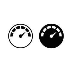 speedometer isolated on white