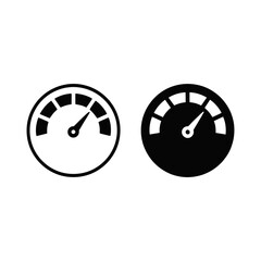 speedometer isolated on white background