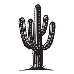 A serene portrait of a solitary cactus bathed in warm desert light, symbolizing endurance, solitude, and the quiet elegance of nature’s resilience./